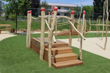 Complexe sportif Cabessut Cahors-Escalier avec marche variés