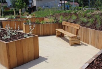 Jardin des sens parcours complexe sportif Cabessut Cahors